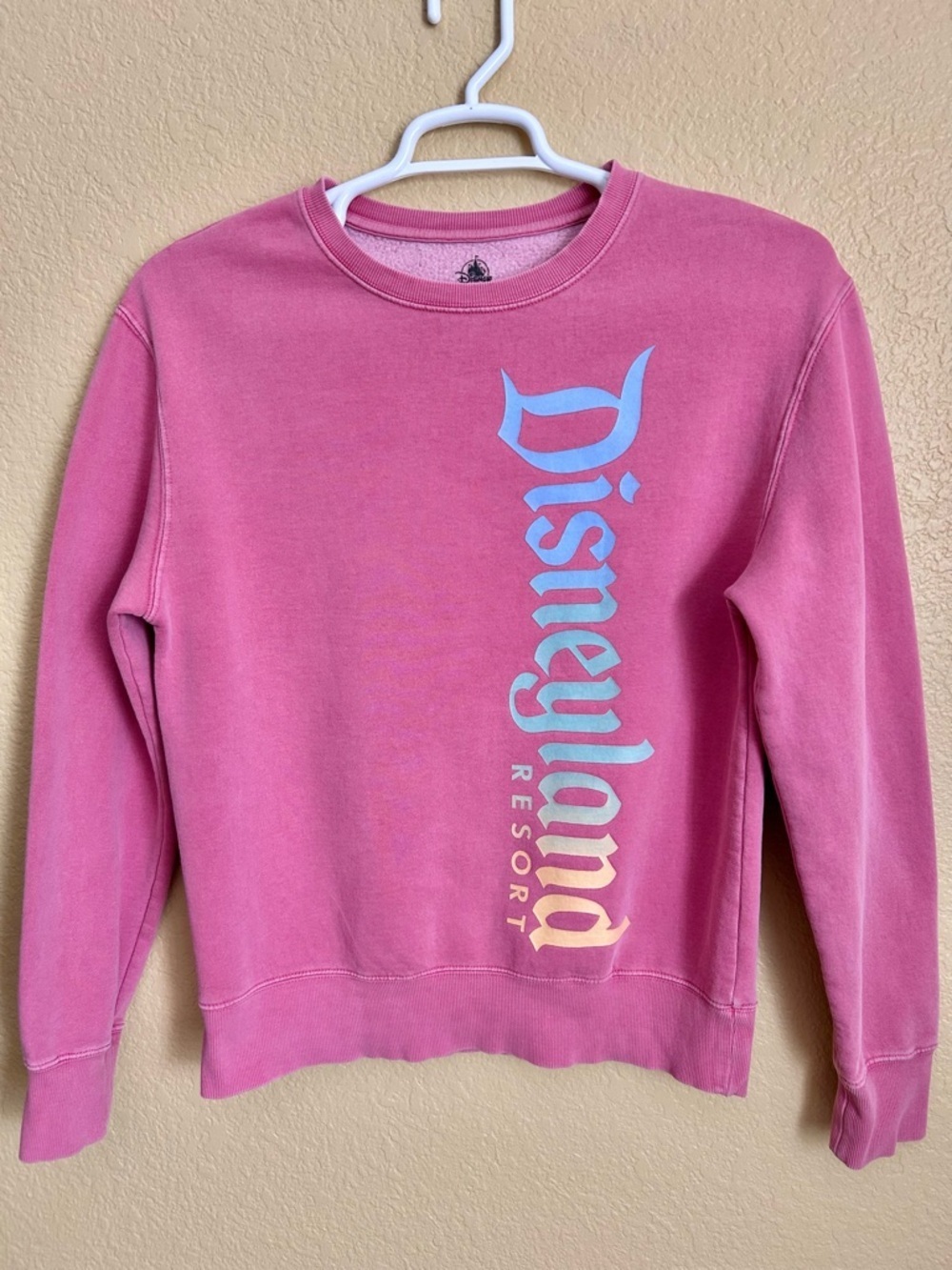 Disney Disneyland Resort Pink Crewneck Sweatshirt